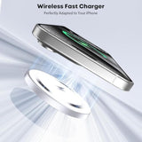 Magnetic Wireless Charger, 2Pack [Apple Mfi Certified] 6Ft Apple Fast Mag Safe Charge For Iphone 16 15 Wireless Charging Pad With Usbc Charger Block Compatible With Iphone 16/16 Pro Max/15/14/13/12/11