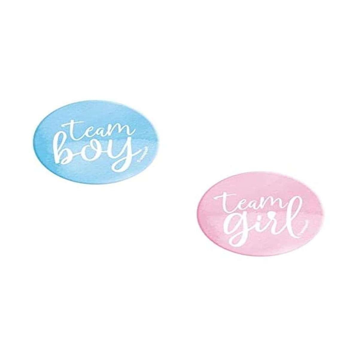 Unique Team Boy or Girl Gender Reveal Buttons (Pack of 10) - Perfect Party Accessories for Exciting Gender Reveal Celebrations