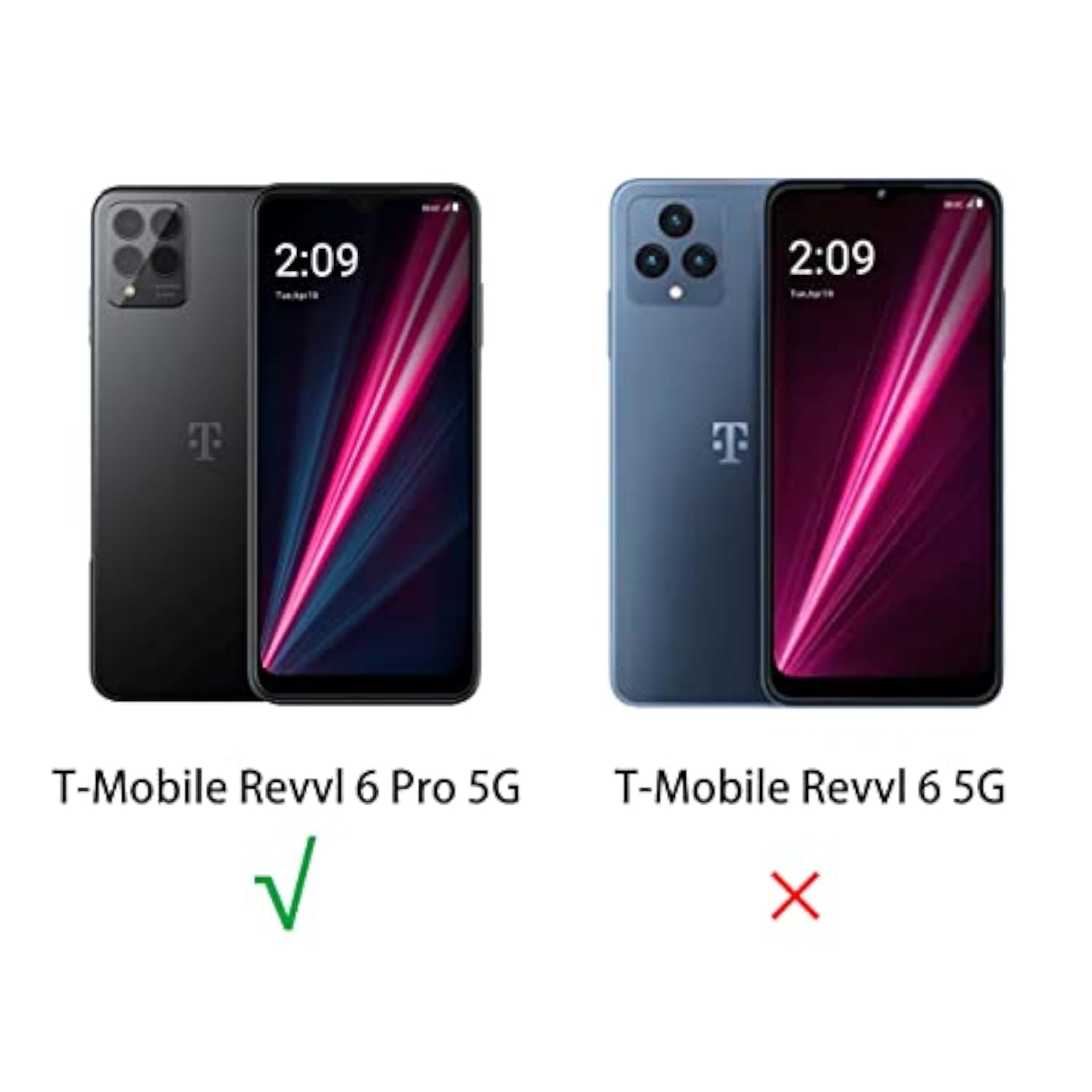 [3 Pack] Tempered Glass Compatible With T-Mobile Revvl 6X/6 Pro 5G Screen Protector With 9H Anti Scratch Transparent Hd Clear Bubble Free Protective Film
