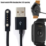 Universal Smart Watch Charger Usb Power 4 Pin Spacing Magnetic Charging Cables For Smart Watch Gt88 G3 Kw18 Y3 Kw88 Gt68