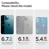 Spigen Tempered Glass Screen Protector [GlasTR EZ FIT] designed for iPhone 12 Pro Max (2020) [6.7 inch] [Case Friendly] - 2 Pack