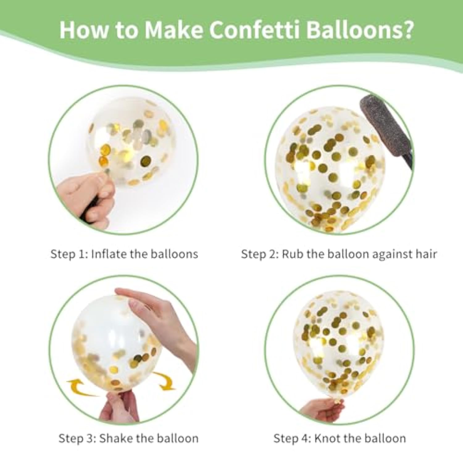 65 Pcs 12 Inches Sage Green Gold Confetti Balloons Kit, Green Gold Sand White Party Balloons With Ribbons For Tiana Birthday, Wedding, Baby Shower, Graduation, Eucalyptus Party Decorations