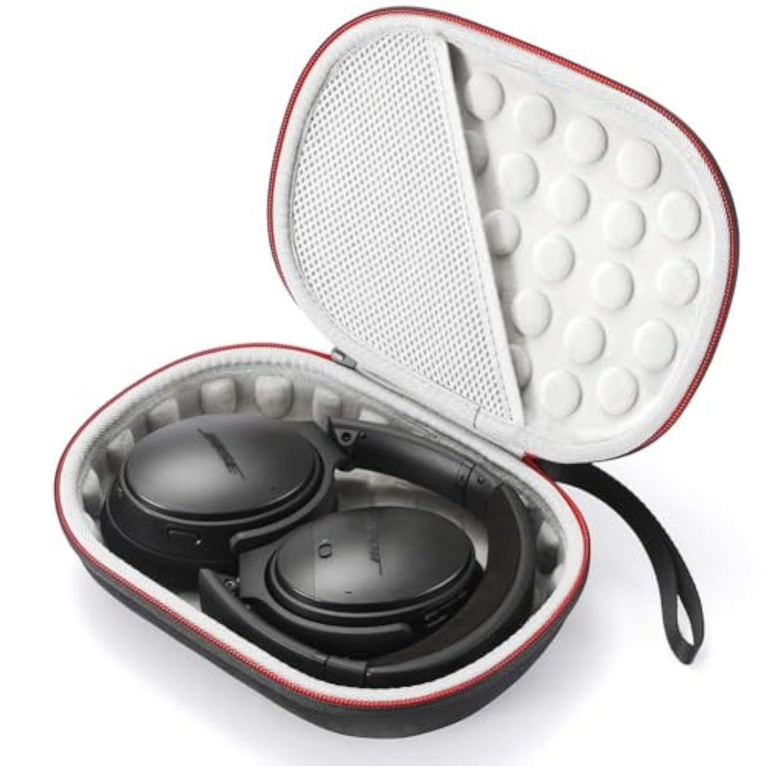 Hard Case For Bose Quietcomfort 35 (Series Ii), Qc35, Qc25, Qc15 Wireless Headphones Accessories. Travel Carrying Storage Bag - Black