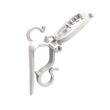 Commercial Deluxe Christmas Light Clips - Box Of 50 Clips For Shingle, Gutter Or Roof - C5,C6,C7,C9,C12,Globe,Mini Lights - Swivel Lock Design - Fast Install Outdoor Clips