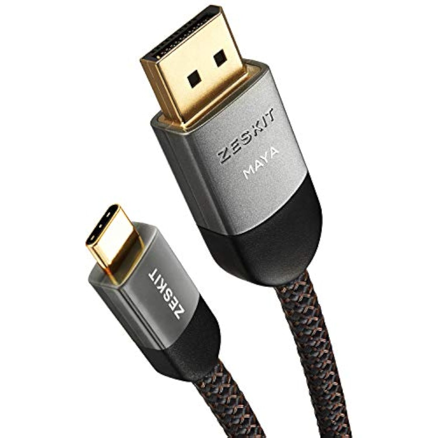 Maya Bi-Directional 32.4Gbps Usb-C To Displayport Dp1.4 Cable Certified 8K60 5K60 4K120 1440P240, 6Ft