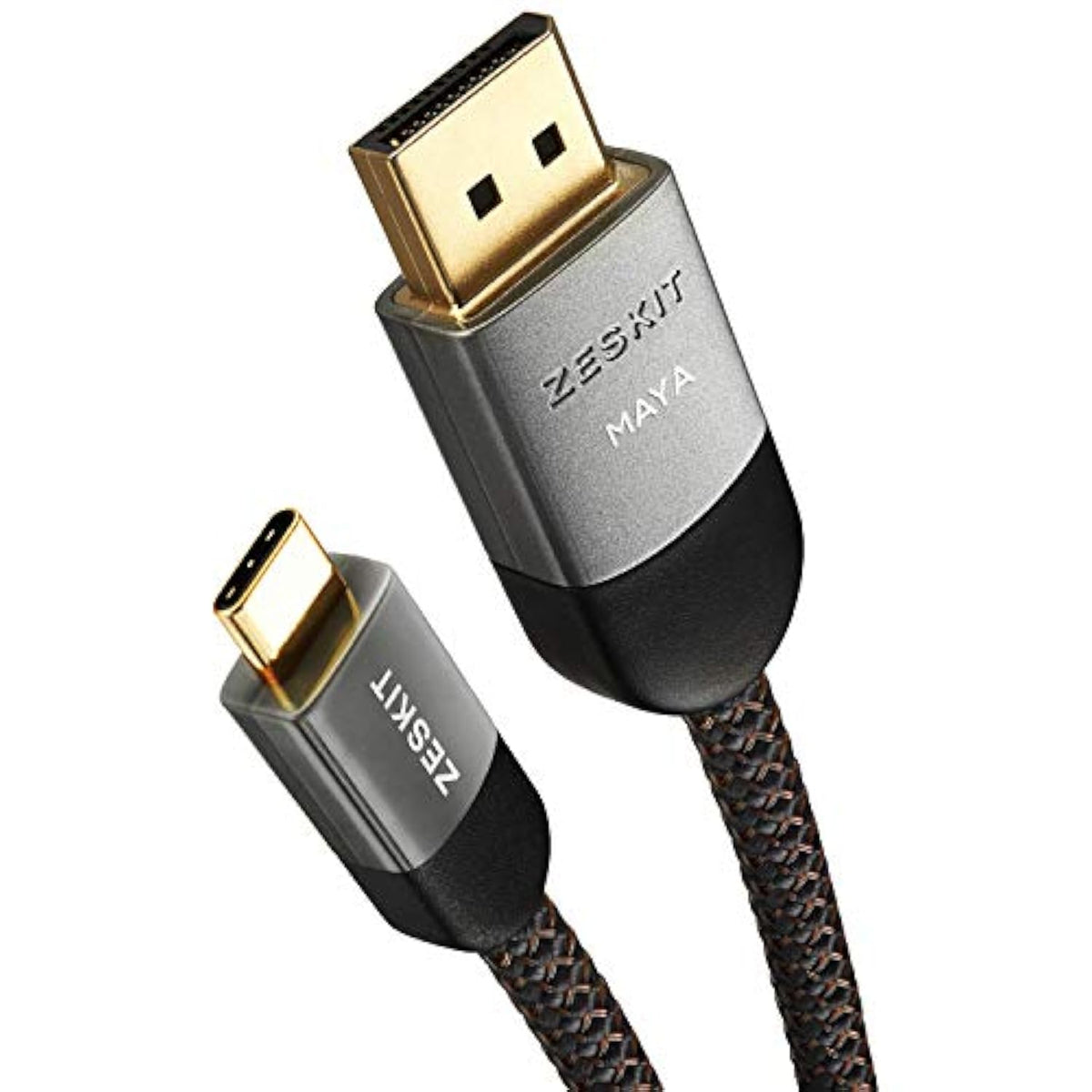 Maya Bi-Directional 32.4Gbps Usb-C To Displayport Dp1.4 Cable Certified 8K60 5K60 4K120 1440P240, 6Ft