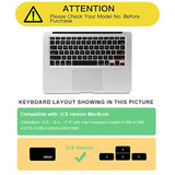 Silicone Keyboard Cover Skin For Macbook Air 13 Inch A1466 A1369(Release 2010-
