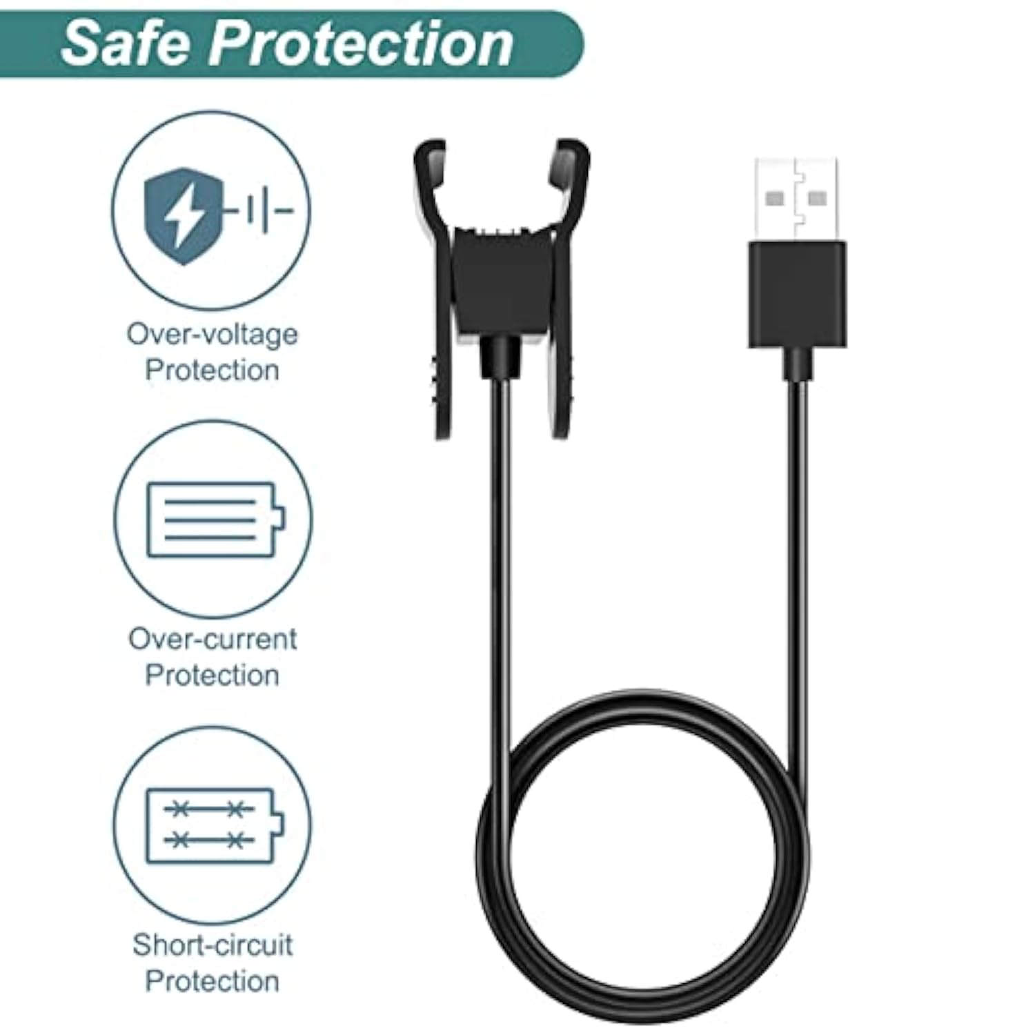 Charger For Amazon Halo View, Replacement Charging Cable Clip Cord For Amazon
