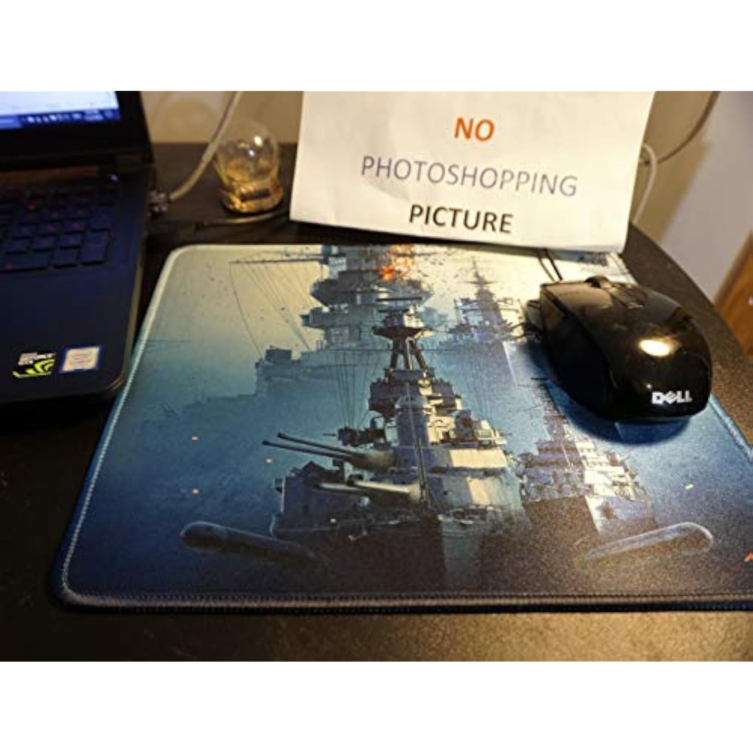 World Of Warship Gaming Mouse Pad Battleship 12X10 Inches Custom Mousepad Gaming Mat