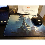 World Of Warship Gaming Mouse Pad Battleship 12X10 Inches Custom Mousepad Gaming Mat