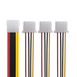 4Pin Power Cable Ide 4Pin Disk Power Male To Three 4Pin Female Splitter Y 1 To
