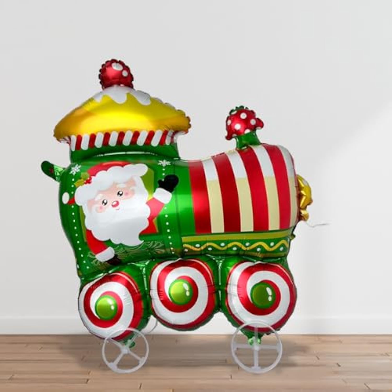 Walking Christmas Balloons, Self-Standing Foil Balloons For Christmas Party Decorations, New Year, Birthday Party Supplies