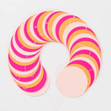 64Ft Hot-Pink/Orange Fall Party Garland Sunset Autumn Thanksgiving Backdrop Decor