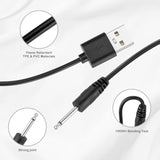 Vibrating Massager Charger With Dc 2.5Mm Fast Charging Cable Replacement Cord Set, For Lovesense, Beauty Instrument Wan