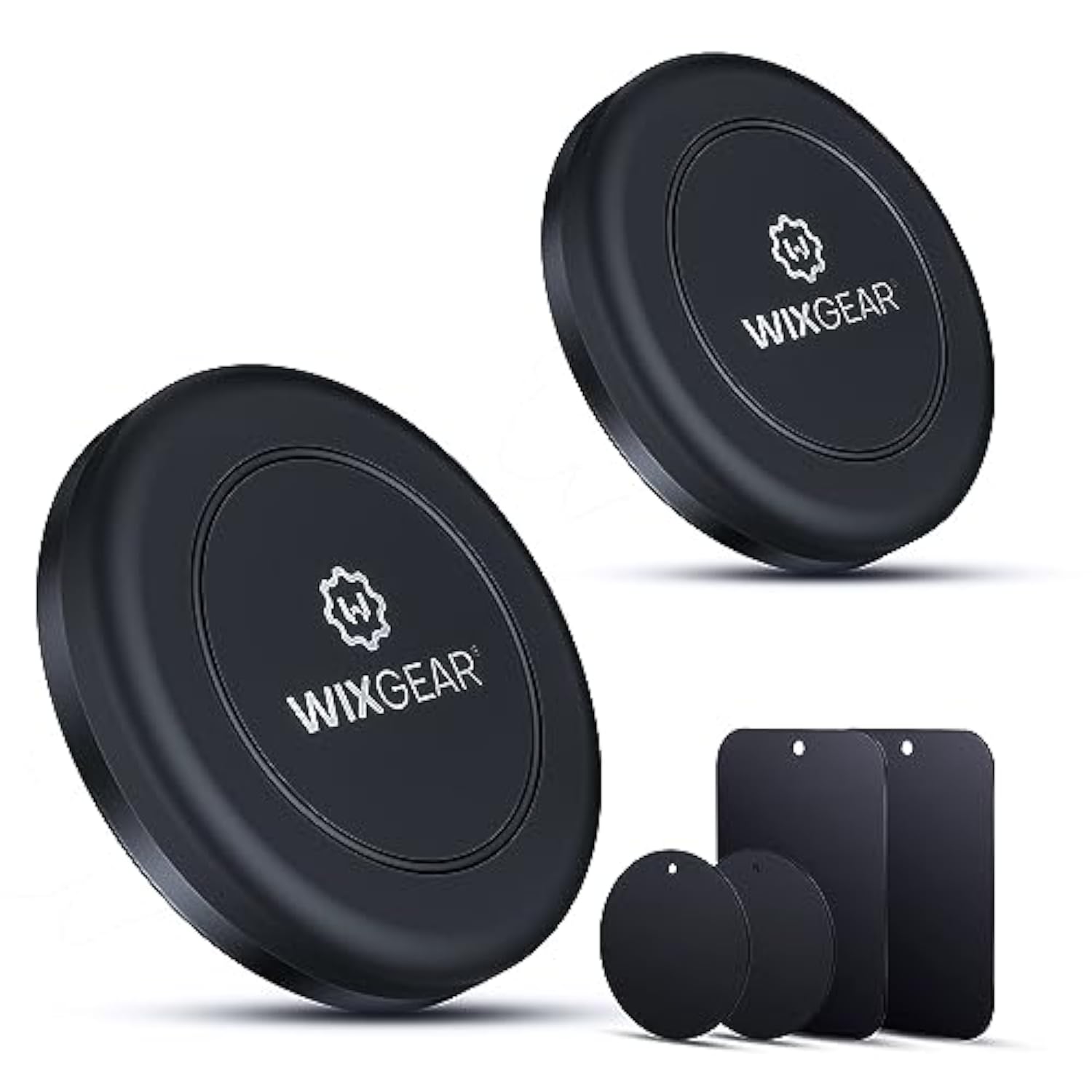 Universal Dashboard Magnetic Car Mount 2-Pack for Phones and Tablets