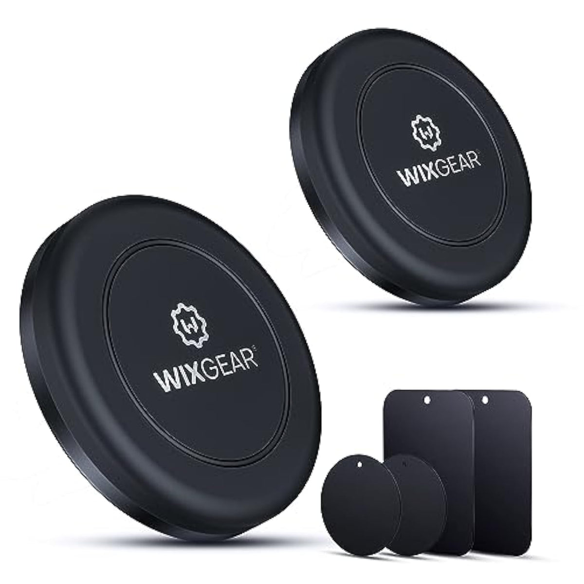 Universal Dashboard Magnetic Car Mount 2-Pack for Phones and Tablets