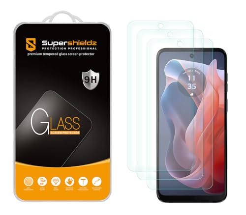 (3 Pack) Designed for Motorola Moto G Play (2024) Tempered Glass Screen Protector, Anti Scratch, Bubble Free