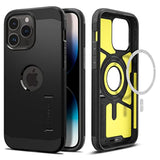 Spigen Tough Armor MagFit Designed for iPhone 14 Pro Max Case (2022) [Kickstand] [Military-Grade Protection] Compatible with MagSafe - Black
