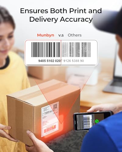 Bluetooth Thermal Label Printer Realwriter Rw402B, 4X6 Shipping Label Printer For Small Business, Compatible With Android, Iphone And Windows, Mac, Chromebook, Ebay, Usps, Fedex, Shopify