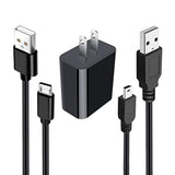 Replacement Mini Usb Cable Charger Charging Power Cord For Onetouch Verio Iq Blood Glucose Monitoring System Meter,Ps3 Controller, Mp3, Dash Cam, Garmin Gps,Usb A To Mini-B Data Transfer Cable & More