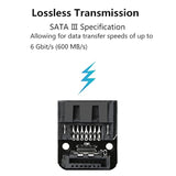 Right Angle Sata 7Pin Female To 7Pin Male Adapter,90 Degree Sata 7Pin Converte