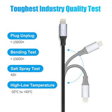 2 Pack 4 Inch Usb-C Female To Lightning Male Adapter, 30W Fast Charging Charger Converter For Iphone 14 13 12 11 Airpods Ios Device Carplay, Not For Audio, Dark Gray