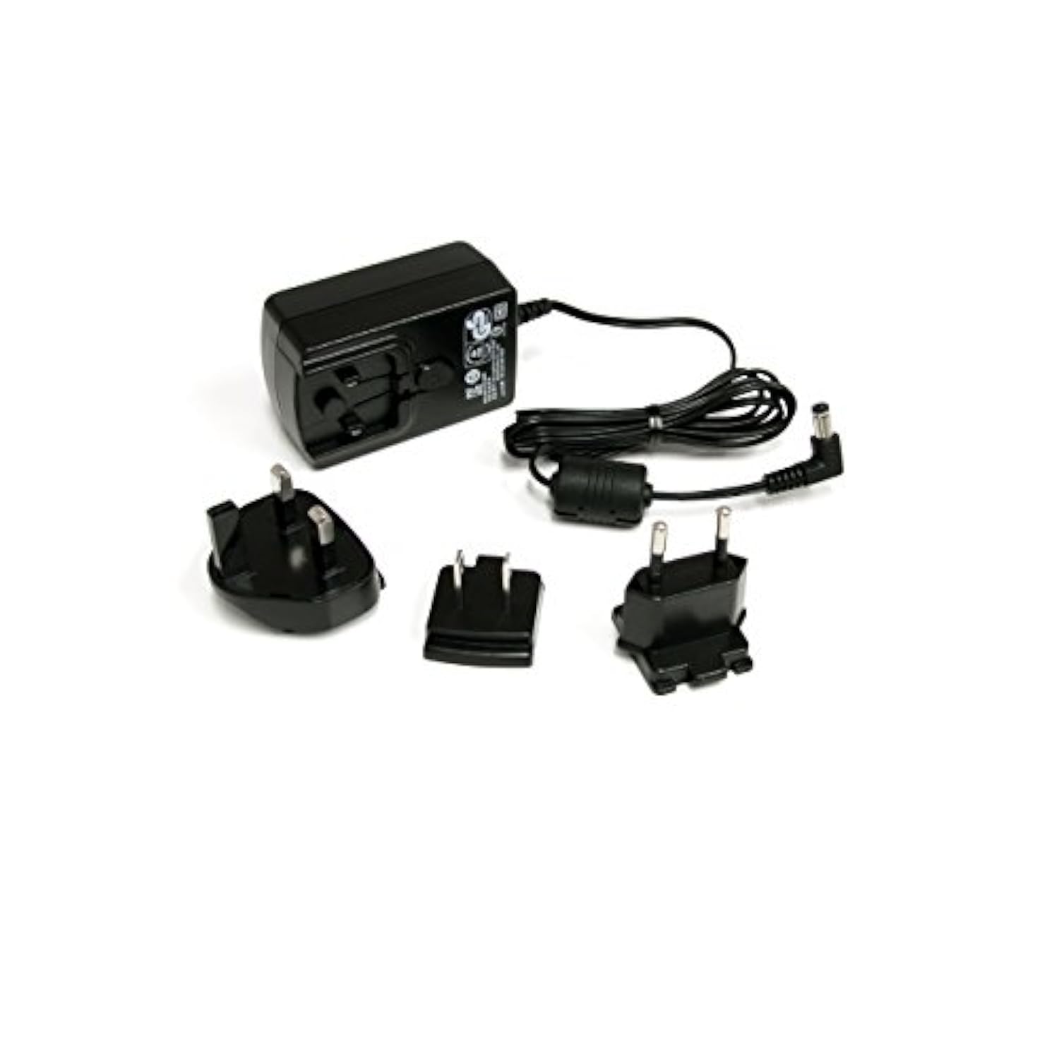 StarTech.com DC Adapter - 12V Adapter - 1.5A - Universal Power Adapter - AC Adapter - DC Power Supply - DC Power Cord - Replacement Adapter (IM12D1500P) Black