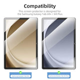 2 Pack Samsung Galaxy Tab A9 Plus 11 Inch Tempered Glass Screen Protector