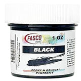 Black Pigment For Epoxy Resin & Gelcoat – Concentrated Colorant - 1 Oz