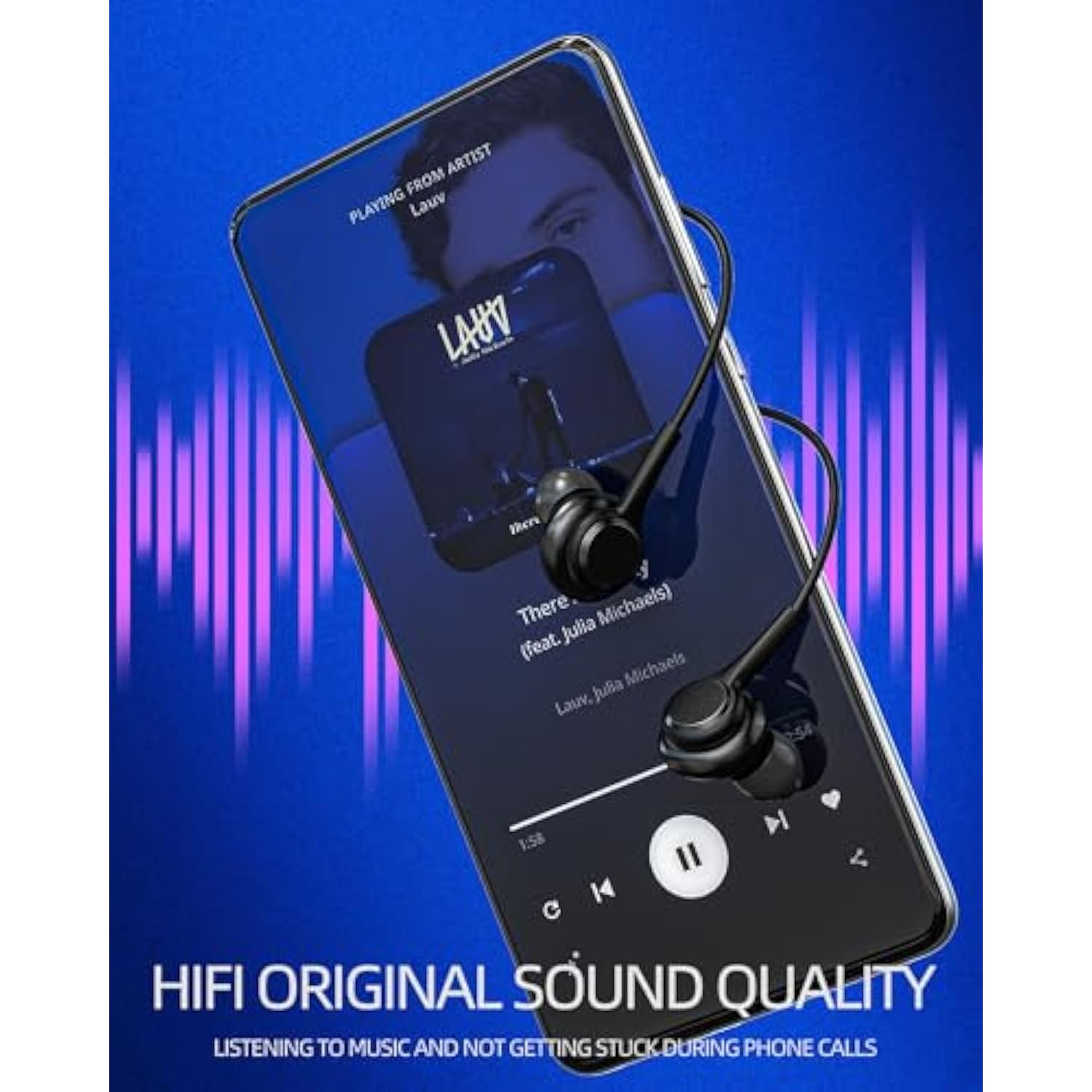 Usb C Headphone With Microphone (2Pack) Compatible For Samsung Galaxy Z Flip S