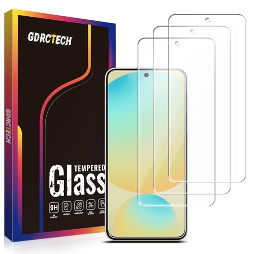[3-Pack Screen Protector for Samsung Galaxy S24 FE 5G Tempered Glass, Bubble Free, Easy to Install, 9H Hardness