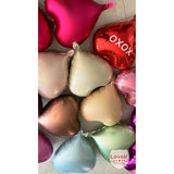 12 Pcs Red Heart Shape Foil Mylar Balloons 18 Inch Love Balloons For Valentine'S Day Birthday Party Decorations Wedding Engagement Romantic Decor (Red & Pearl Pink & Hot Pink)