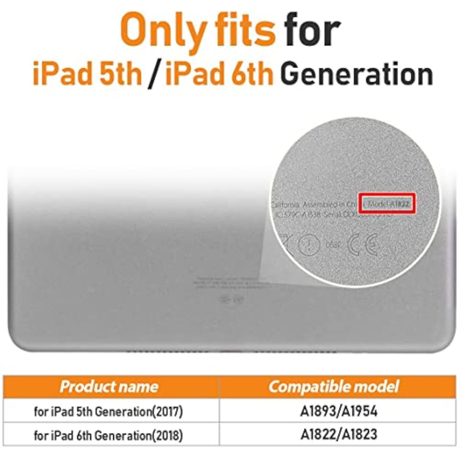 Ipad 5Th 6Th Generation Case 9.7" For Kids With Glass Screen Protector | Ipad