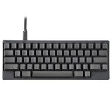Happy Hacking Keyboard Professional Classic Type-S Charcoal (Wired, Usb-C, Silent, Mac, Windows, Charcoal, Printed) With 2-Year Advance Exchange