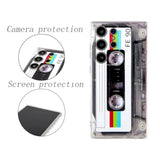 Case For Galaxy S24 Ultra Shockproof Scratchproof With Tpu Soft Bumper Retro Cassette Tape Case Compatible With Samsung Galaxy S24 Ultra