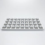Gateron Ks-3X47 Milky Switches Keyboard Mx 5 Pin Switches Suitable For Mechani