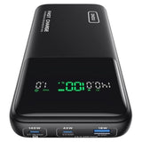 140W Power Bank, 27000Mah High Capacity Laptop Portable Charger, Usb C In&Out Tablet Powerbank, Smart Digital Display Phone Charger Compatible With Iphone 15, Samsung, Ipad, Macbook, Laptop Etc.