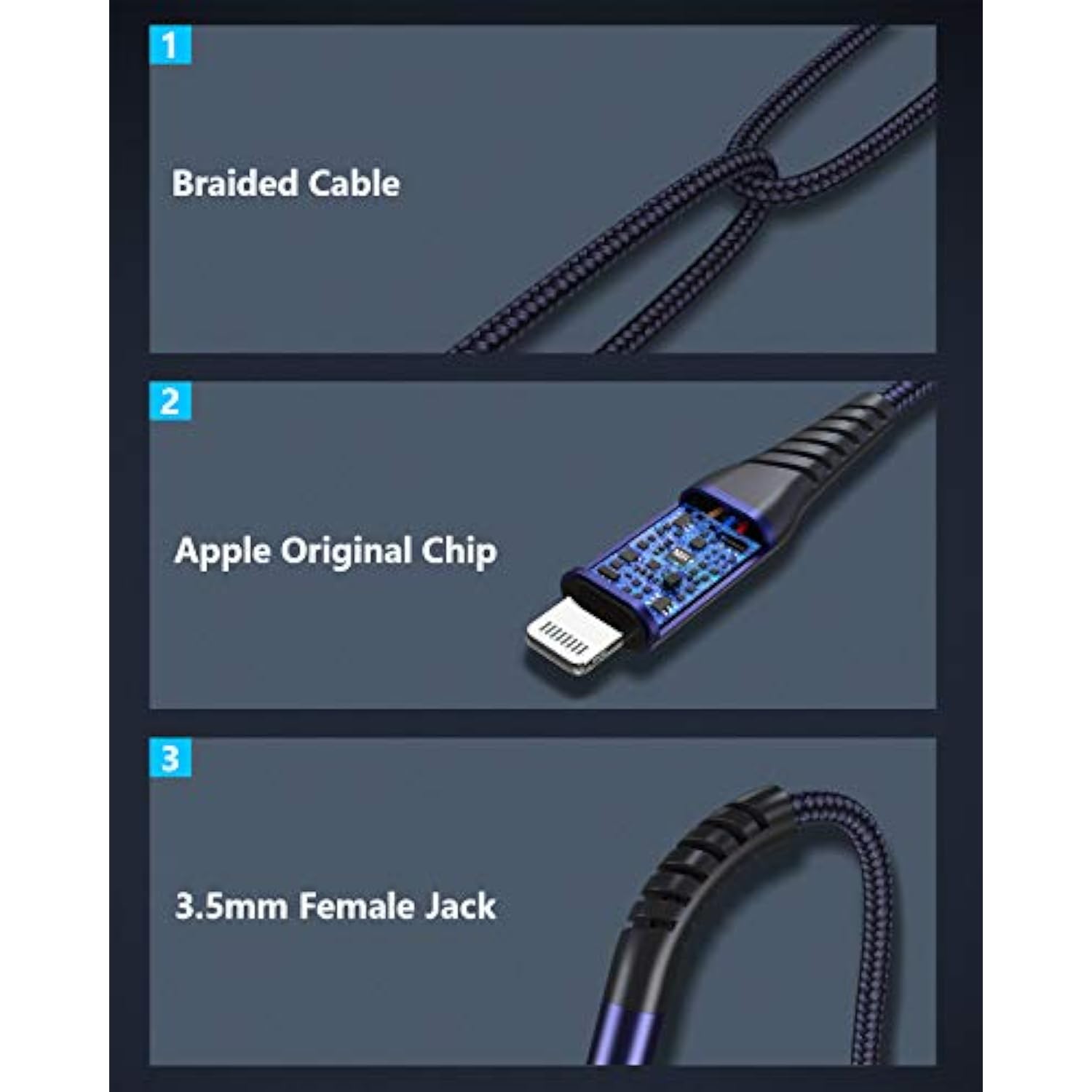 Iphone Headphone Adapter, Lightning To 3.5 Mm Headphone Jack Adapter Iphone Dongle Converter Aux Adaptor Compatible With Iphone 14 13 12 11 Pro Max 7 8 Plus Se X Xr Xs