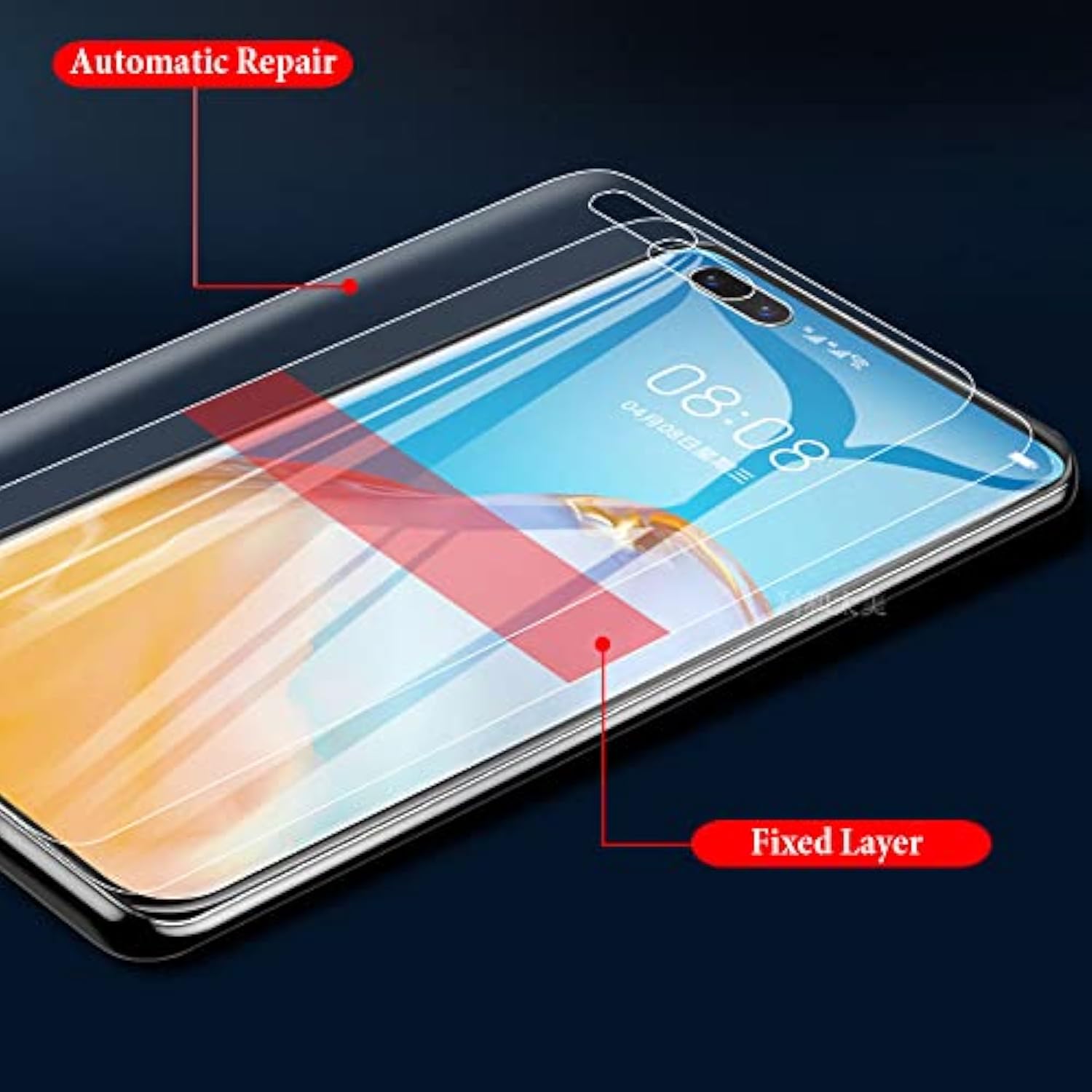Compatible For Samsung Galaxy Z Fold 3 5G Flexible Tpu Screen Protector Film, [3 Pack Front And 3 Pack Inside] [High Definition] [Bubble Free] [Anti-Scratch][Not Glass][Full Coverage]