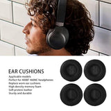 2 Pairs Replacement Ear Pads For Live 400Bt 460Nc Headphones Earpads, Headset Protein Leather Ear Cushion Repair (Black)