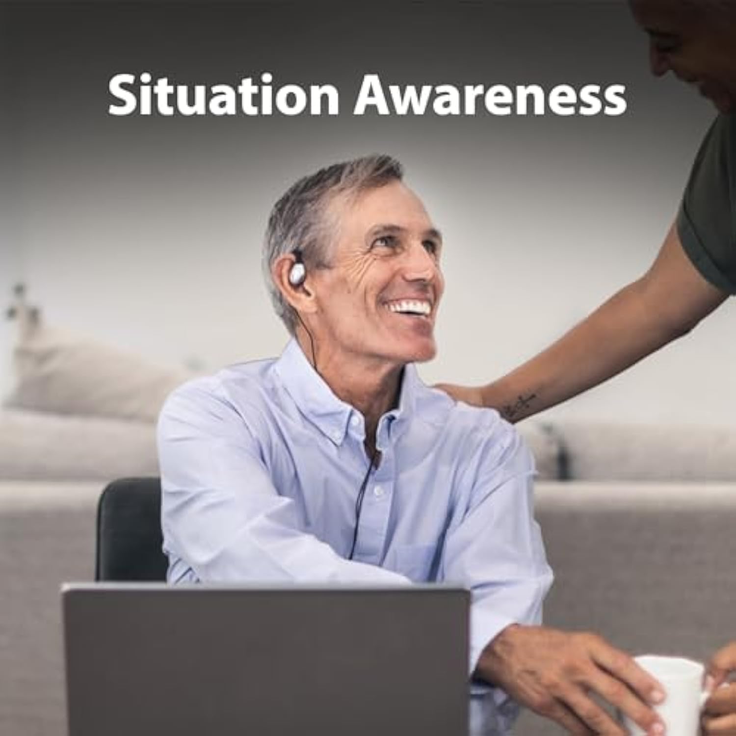 Avantree Resolve (Small-Medium) – Wired Open-Ear Earbuds w/Mic & Over-Ear Hook, for Women, Kids & Young Men w/Small Ears, Ideal for Office, Outdoor & Home, 3.5mm AUX