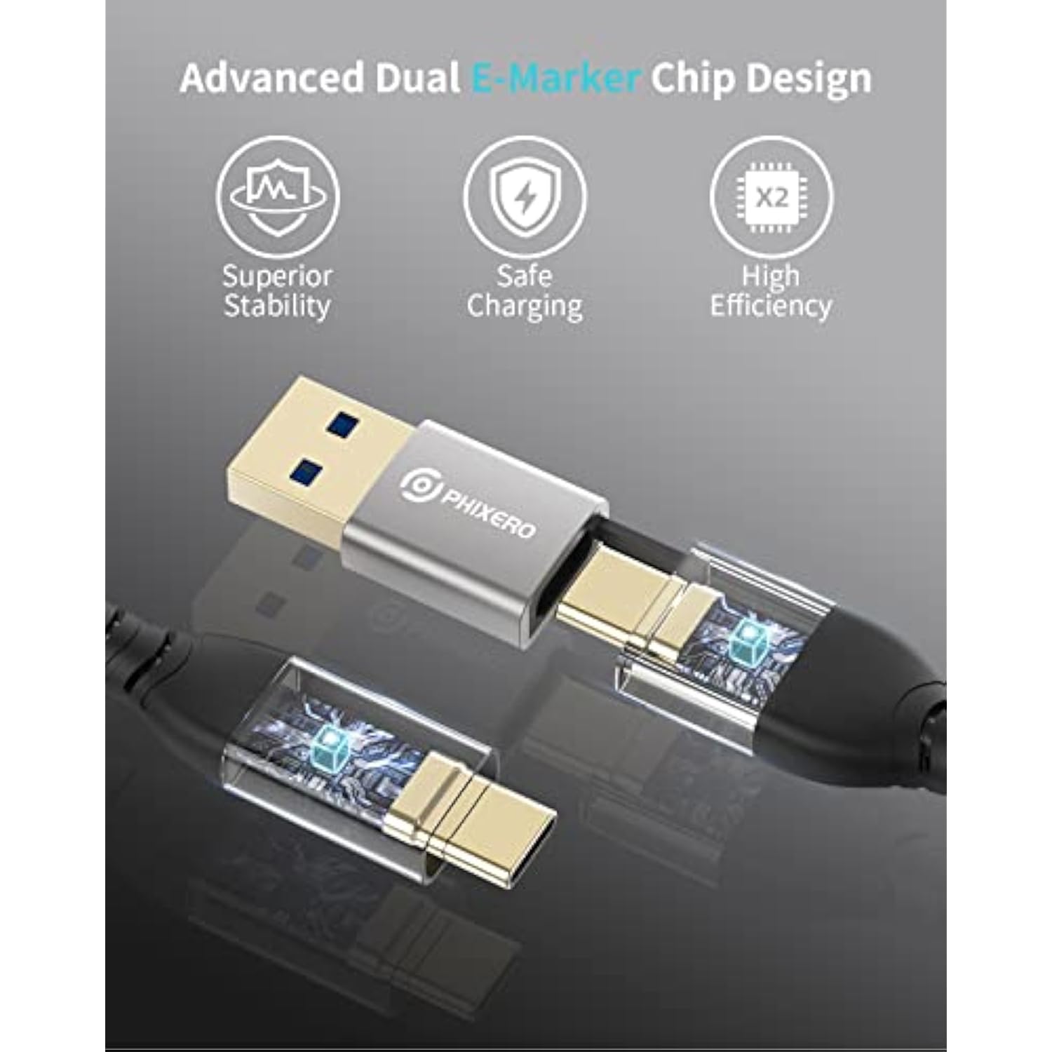 Usb 4 Cable Compatible With Thunderbolt 4 Cable [5Ft], 40Gbps Data/ 8K@60Hz Vi