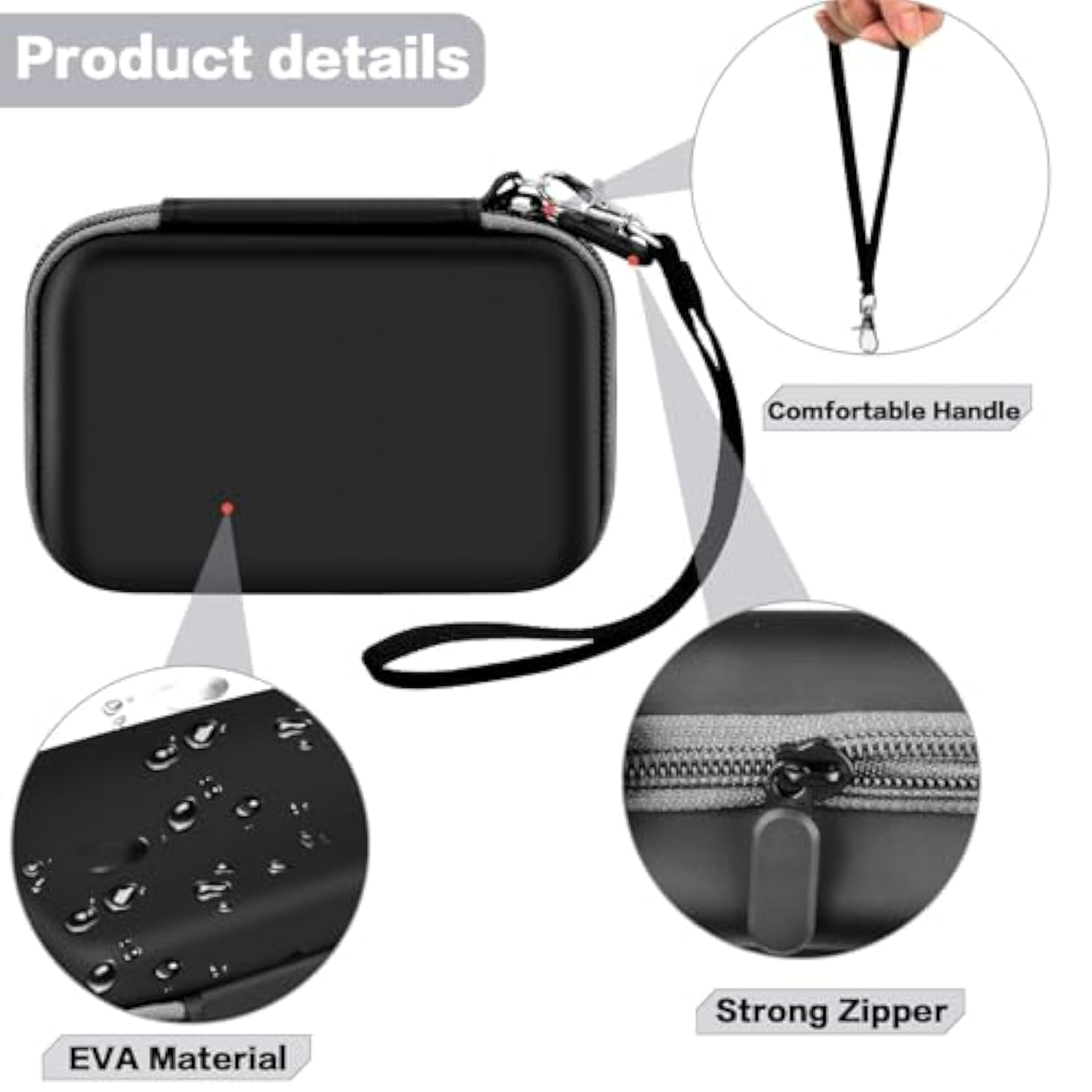 Case Comaptible With Anker 733 Power Bank (Ganprime Powercore 65W), 2-In-1 Hybrid Charger, Batteries Bank Travel Carrying Storage Holder Fits For Usb-C Portable Charger And Other Accessories(Bag Only)