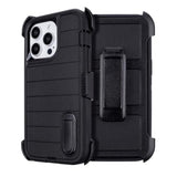 For Phone Case Iphone 13 Pro Max Case Black With Belt Clip Heavy Duty Holster For Shockproof Cases,3 Layers Of Sturdy,Military Grade Defender Cover For Iphone 13 Pro Max Cases Black 6.7 Inch