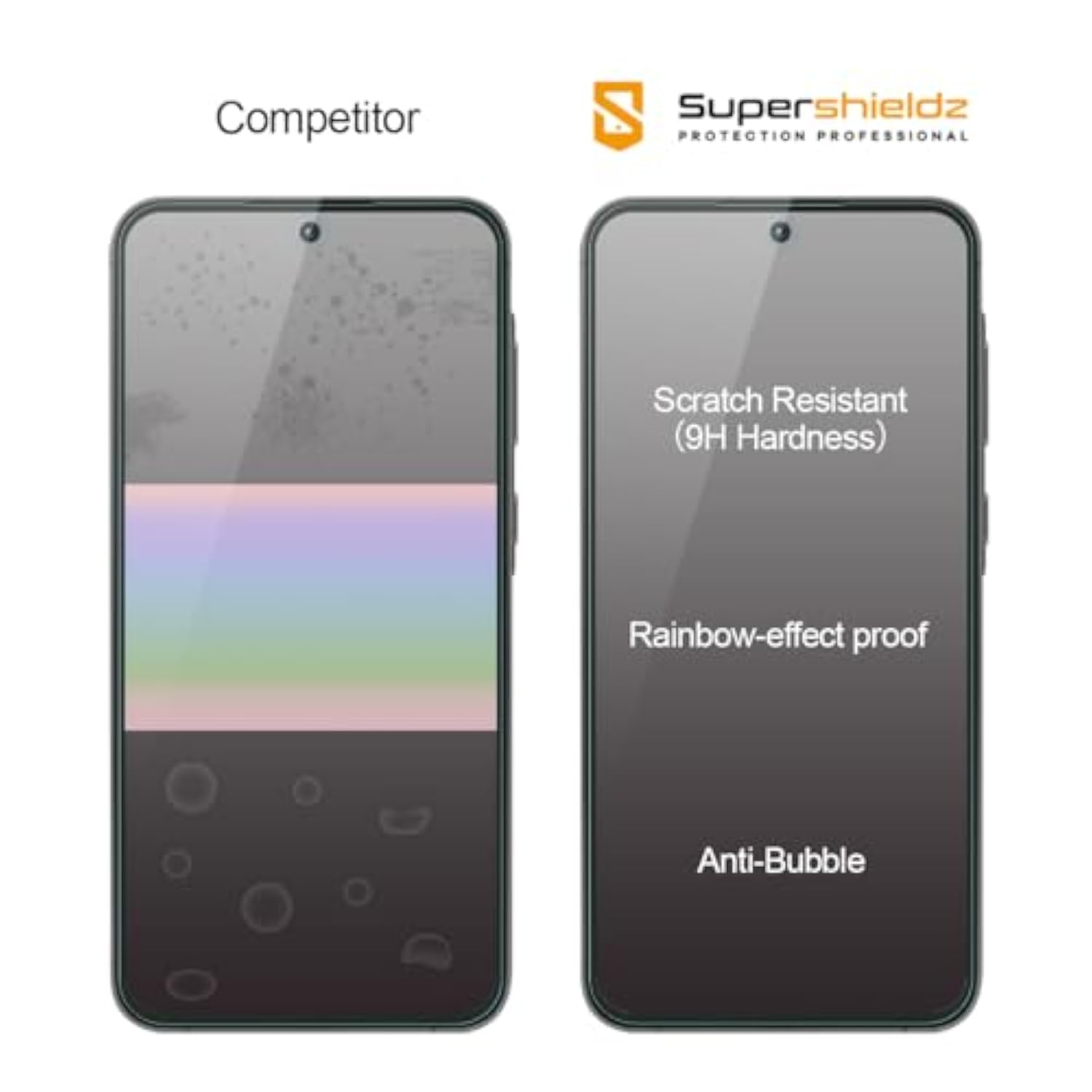 (2 Pack) Designed For Samsung Galaxy A55 5G Tempered Glass Screen Protector, Anti Scratch, Bubble Free