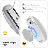 Mouse Charger Compatible With Magic Mouse 2 (Usb-C) Grip With Wireless Charging Support, Ergonomic Base (White)