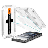 Spigen Tempered Glass Screen Protector [GlasTR EZ FIT] designed for iPhone 16e / iPhone 14 / iPhone 13 Pro/iPhone 13 [2 Pack]