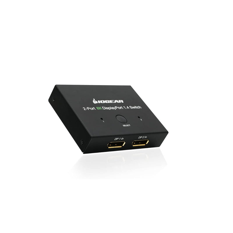 Iogear Displayport 1.4 Switcher 8K 60Hz - 2 Port Converter 2 In To 1 Out - Hd