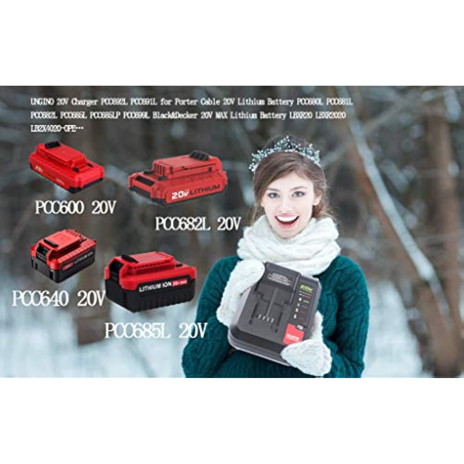 20V Charger Pcc692L Pcc691L For Porter Cable Lithium Battery Pcc680L Pcc681L Pcc682L Pcc685L Pcc685Lp Pcc699L And Black&Decker Max Battery Lbxr20 Lbxr2020 Lb2X4020-Ope