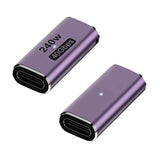 240W Usb C Adapter (2 Pack), Usb Type C Female To Female 40Gbps Coupler Connec